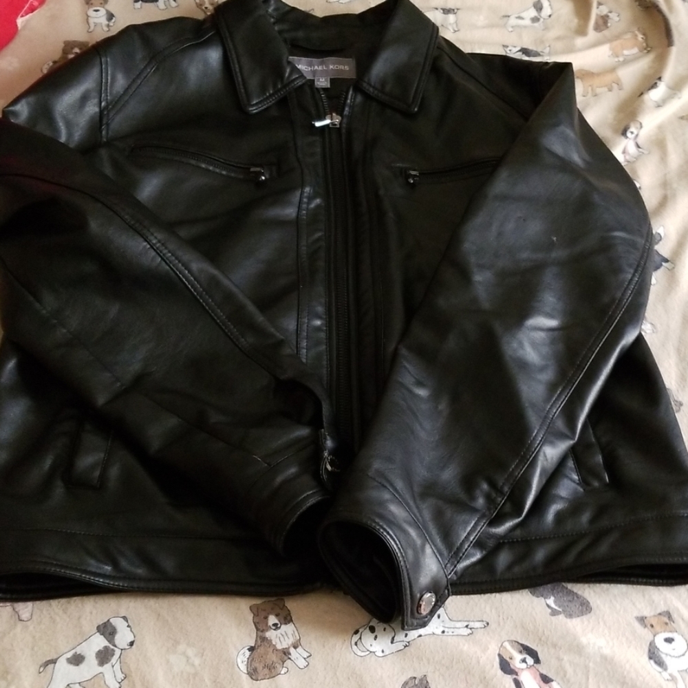 Michael Kors faux leather jacket